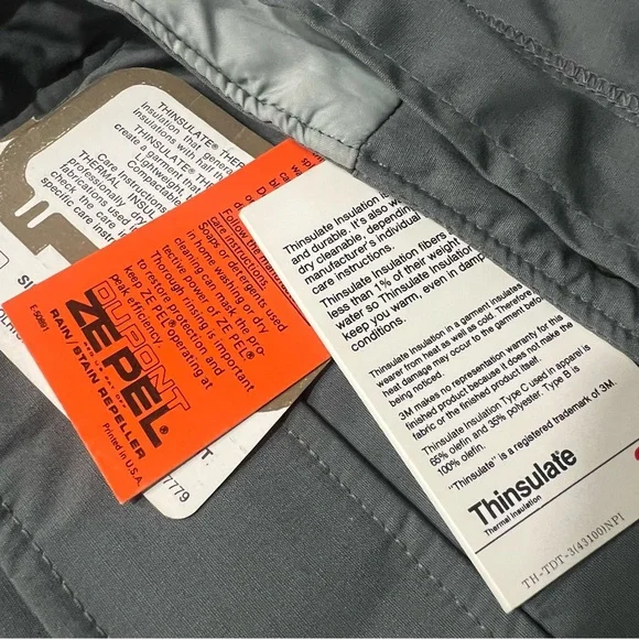 NWT Vinatge Woolrich Insulated Long Parka Jacket Hooded medium Made USA …